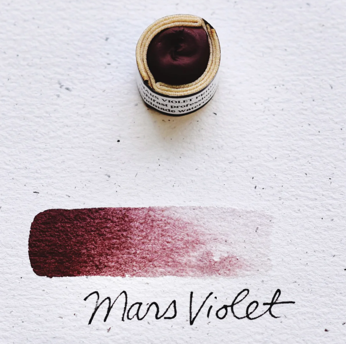 Swatch of Beam Paints' deep burgundy