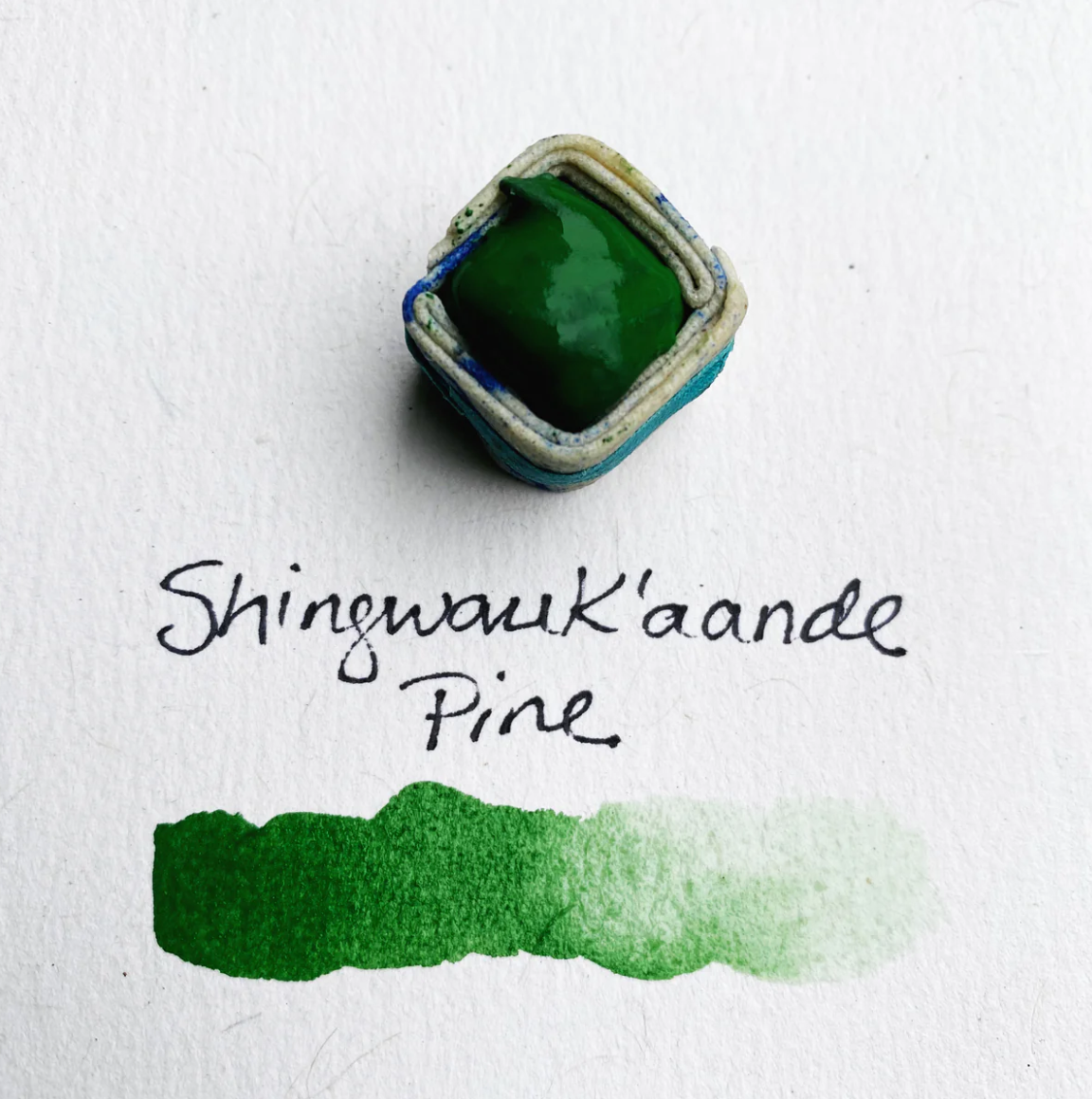 Swatch of Beam Paints' green