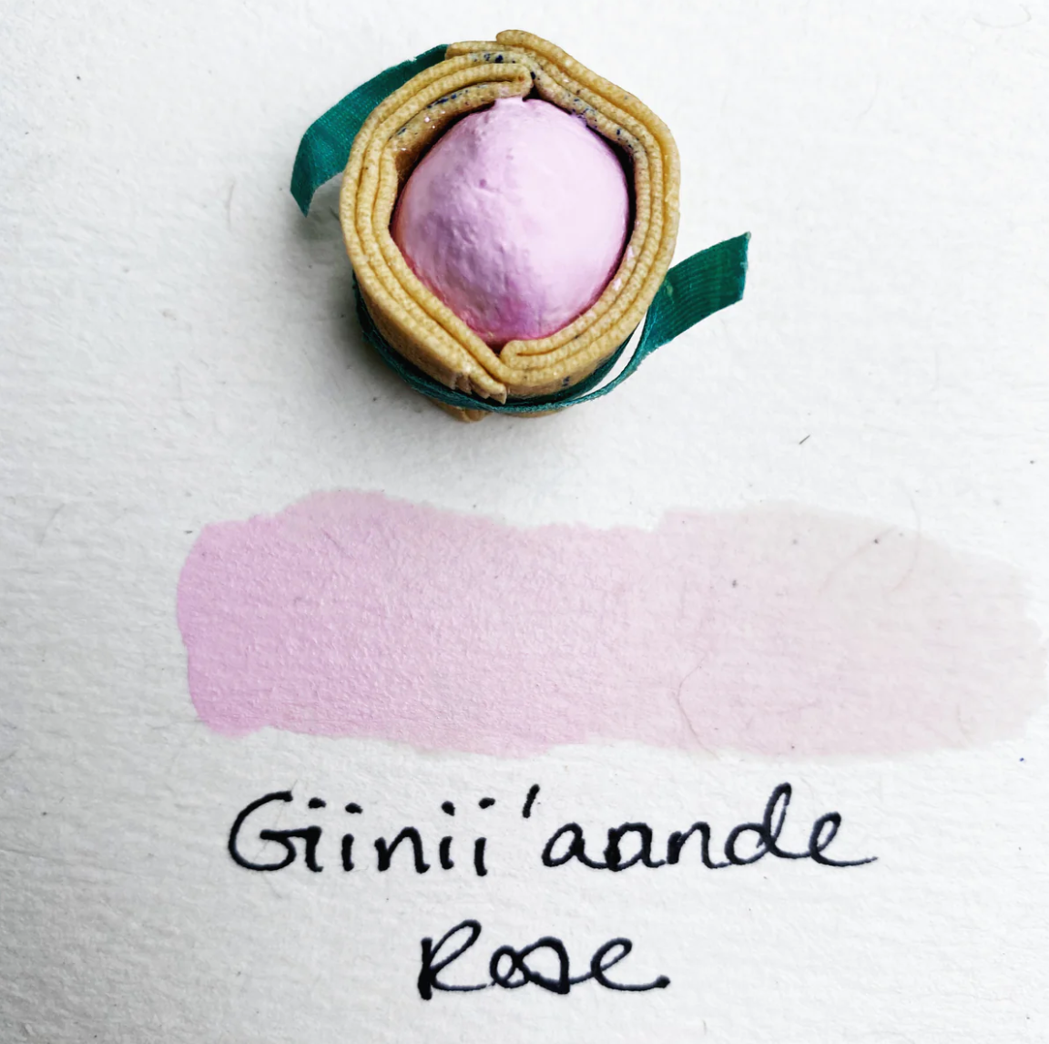 Swatch of Beam Paints' light pink-coloured