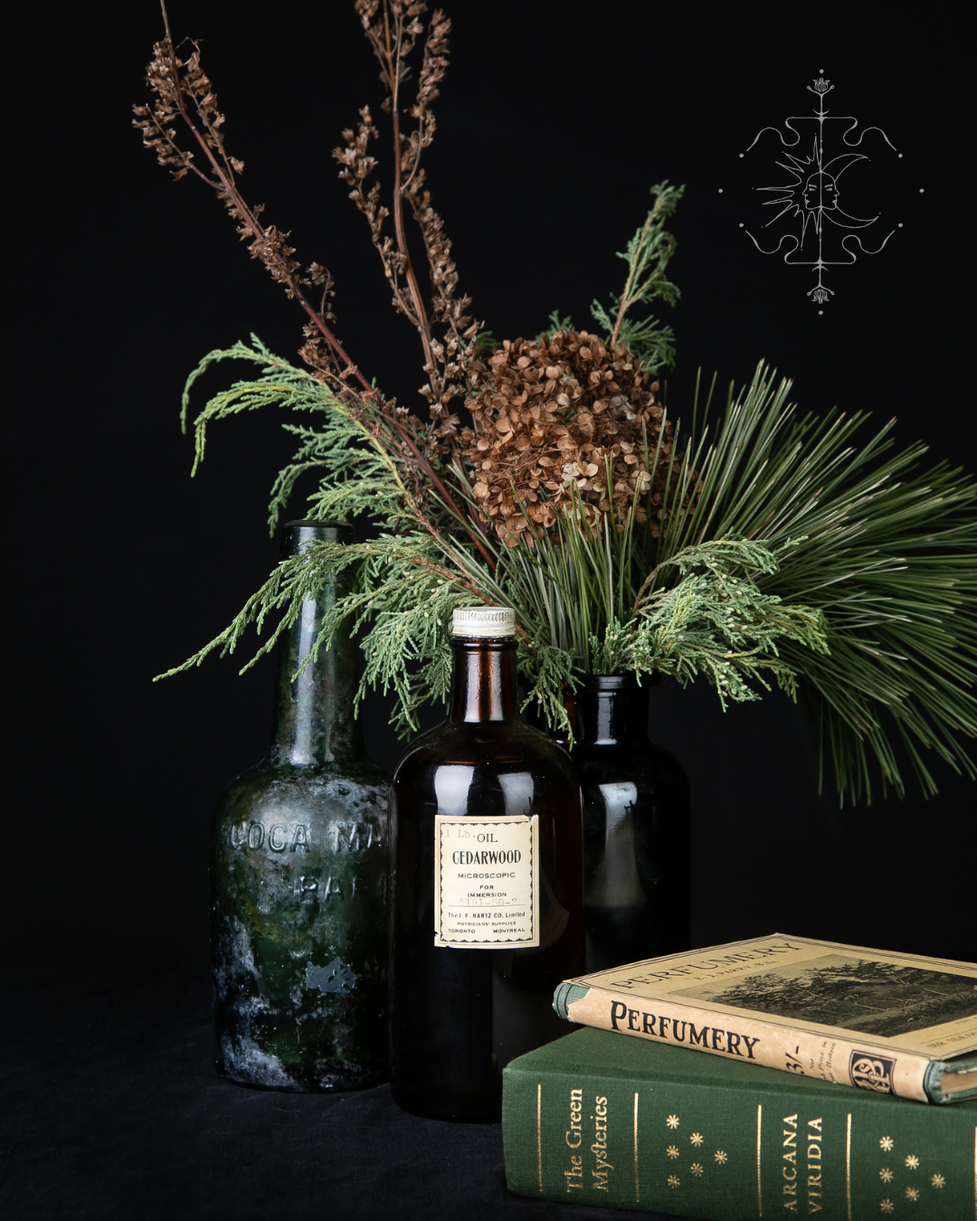 THE CABINET OF SCENTS a showcase of strange perfume materials from past & present.