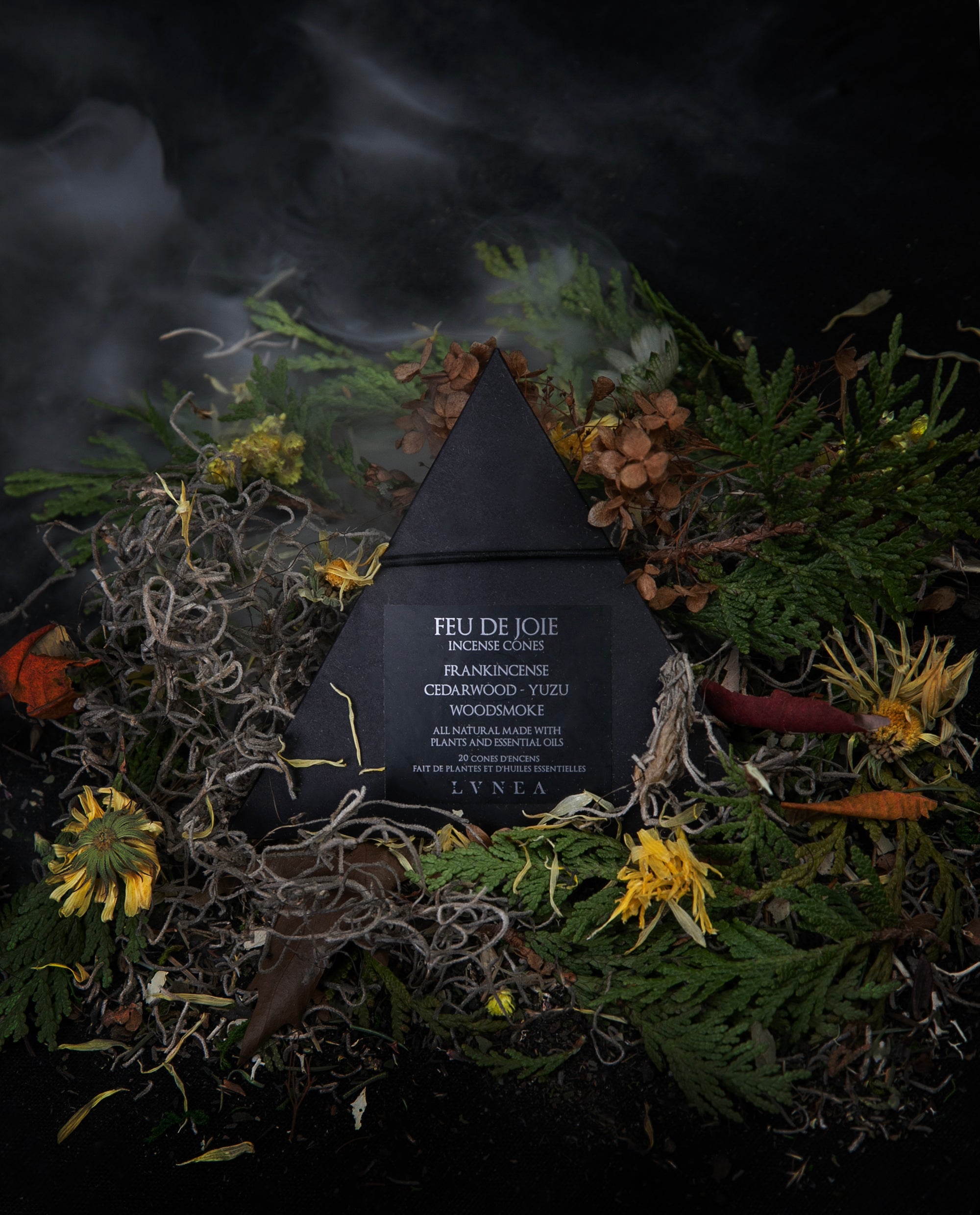 FEU DE JOIE | Incense Cones - yuzu, cedarwood, frankincense