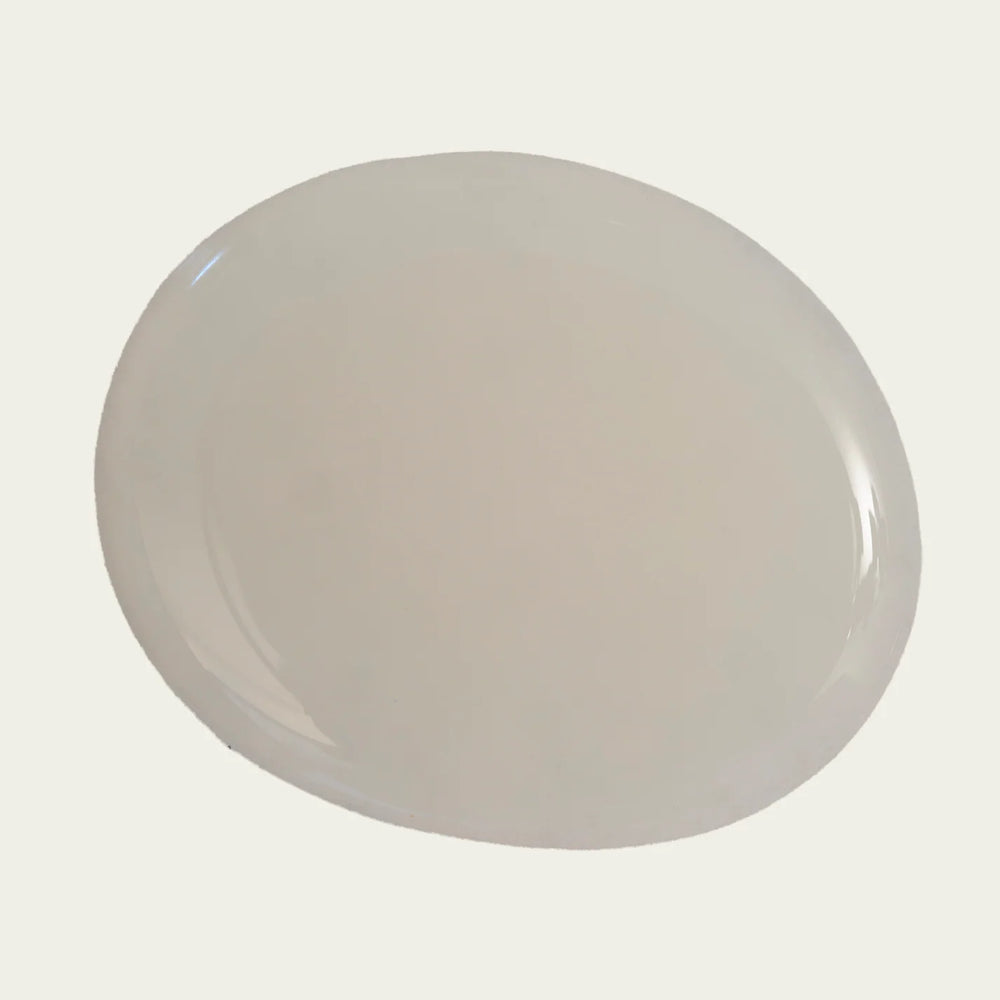 swatch of matte polish top coat on white background