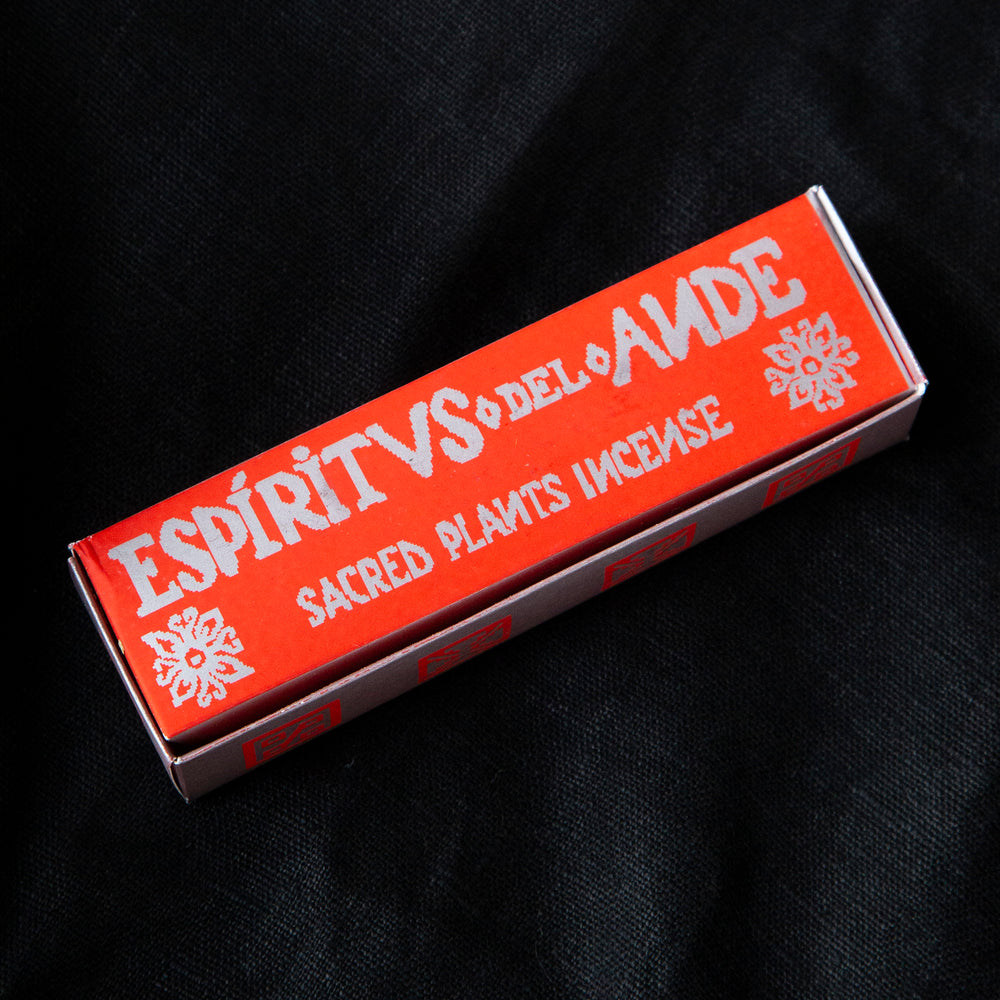 
                      
                        Red box of Incausa's "Espiritvs" incense on black background
                      
                    