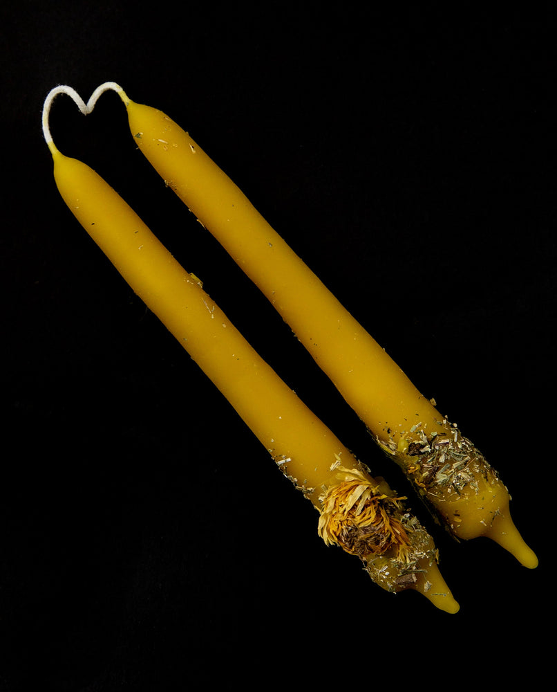 Astrological Beeswax Tapers: ARIES / FIRE | JESSIKA FANCY